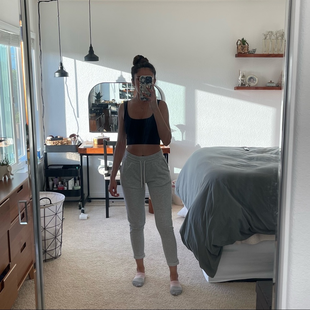 Gray joggers